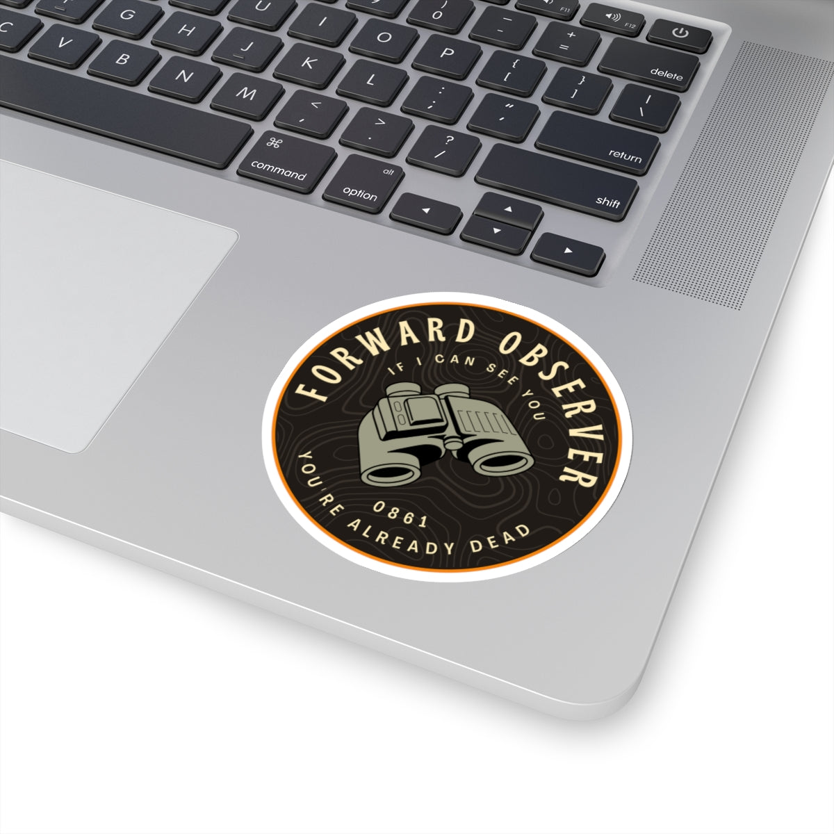 If I can See You (USMC) Sticker